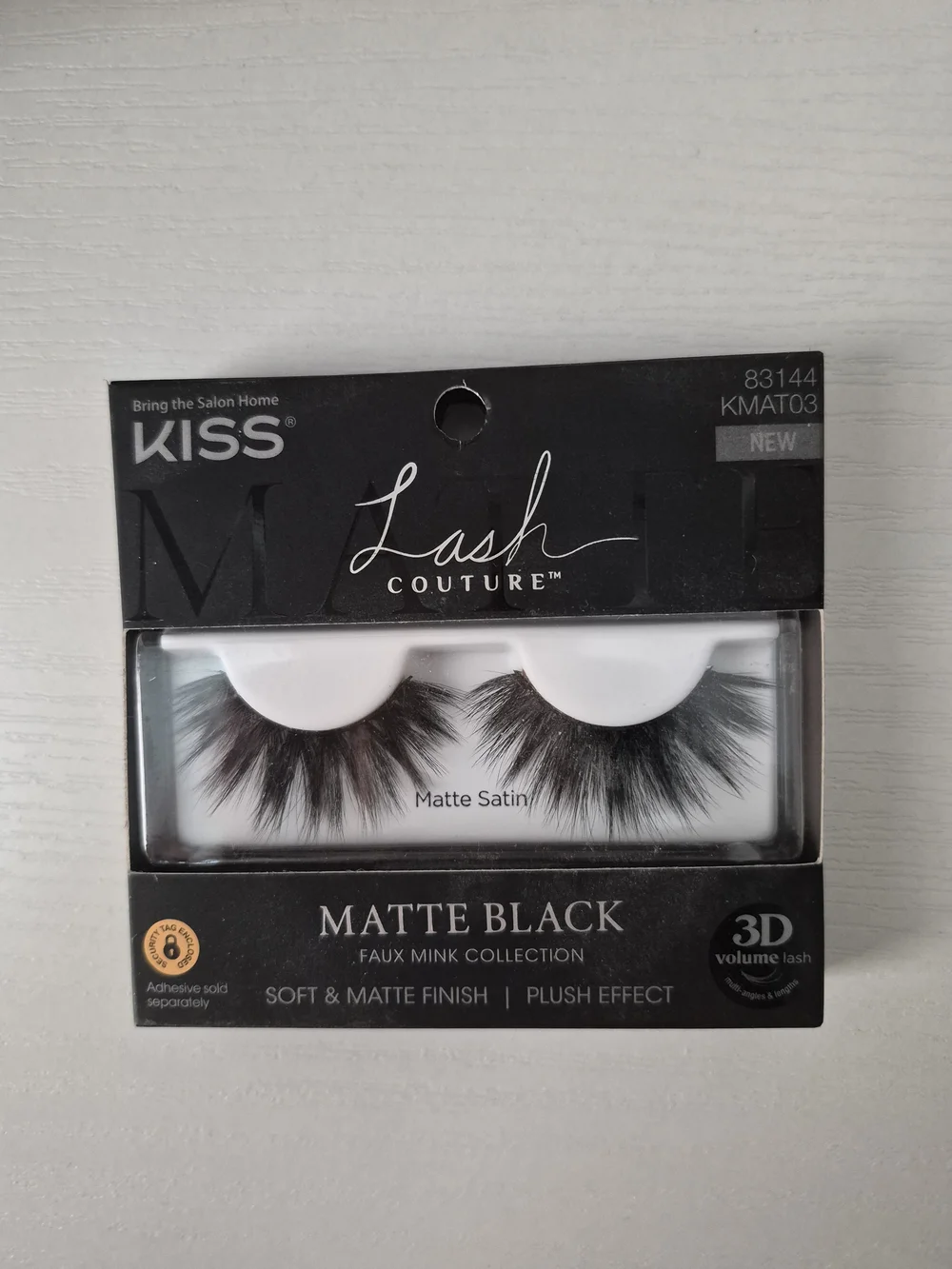 Kiss Lash Couture Matte Black Faux Mink 3D Volume Lashes